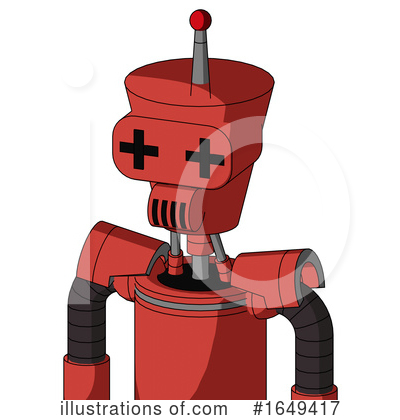 Royalty-Free (RF) Robot Clipart Illustration by Leo Blanchette - Stock Sample #1649417