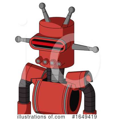 Royalty-Free (RF) Robot Clipart Illustration by Leo Blanchette - Stock Sample #1649419