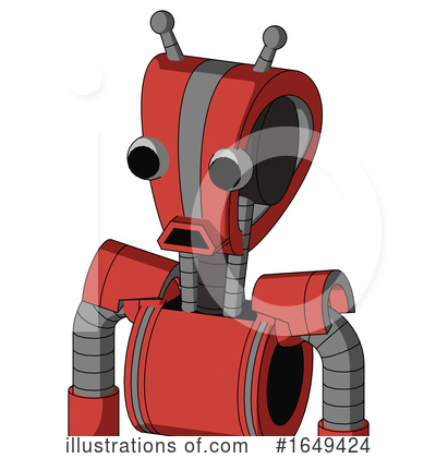 Royalty-Free (RF) Robot Clipart Illustration by Leo Blanchette - Stock Sample #1649424