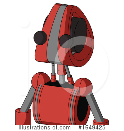 Royalty-Free (RF) Robot Clipart Illustration by Leo Blanchette - Stock Sample #1649425