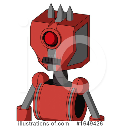 Royalty-Free (RF) Robot Clipart Illustration by Leo Blanchette - Stock Sample #1649426