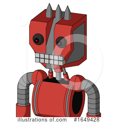 Royalty-Free (RF) Robot Clipart Illustration by Leo Blanchette - Stock Sample #1649428
