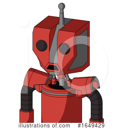 Royalty-Free (RF) Robot Clipart Illustration by Leo Blanchette - Stock Sample #1649429