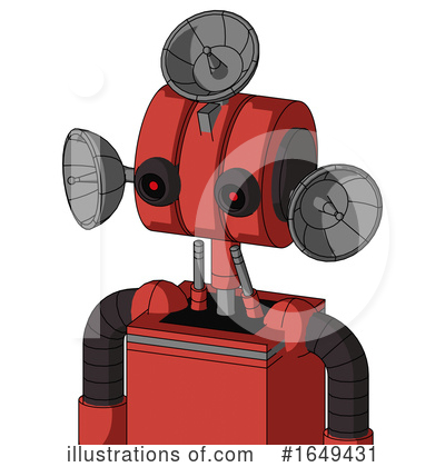 Royalty-Free (RF) Robot Clipart Illustration by Leo Blanchette - Stock Sample #1649431