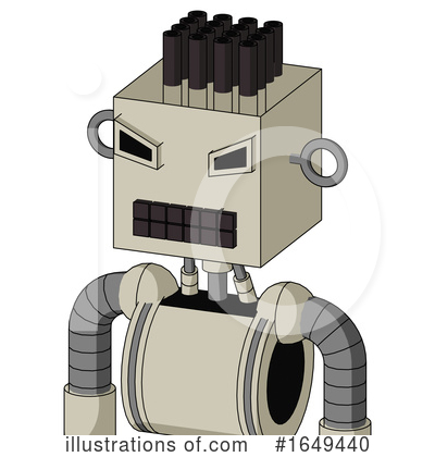 Royalty-Free (RF) Robot Clipart Illustration by Leo Blanchette - Stock Sample #1649440
