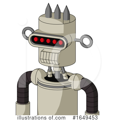 Royalty-Free (RF) Robot Clipart Illustration by Leo Blanchette - Stock Sample #1649453
