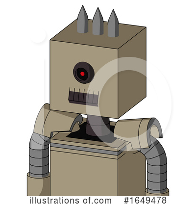 Royalty-Free (RF) Robot Clipart Illustration by Leo Blanchette - Stock Sample #1649478