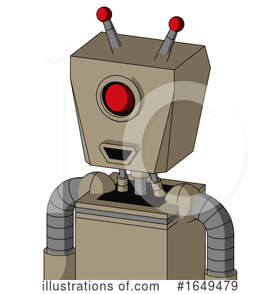 Royalty-Free (RF) Robot Clipart Illustration by Leo Blanchette - Stock Sample #1649479