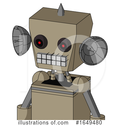 Royalty-Free (RF) Robot Clipart Illustration by Leo Blanchette - Stock Sample #1649480