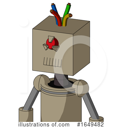 Royalty-Free (RF) Robot Clipart Illustration by Leo Blanchette - Stock Sample #1649482