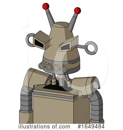 Royalty-Free (RF) Robot Clipart Illustration by Leo Blanchette - Stock Sample #1649484