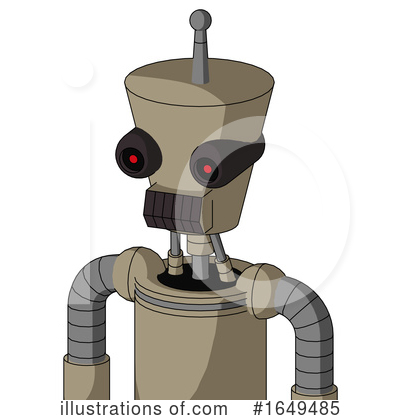 Royalty-Free (RF) Robot Clipart Illustration by Leo Blanchette - Stock Sample #1649485
