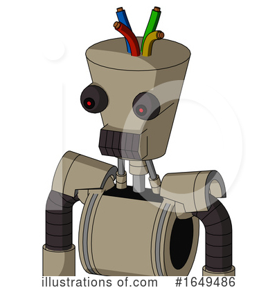 Royalty-Free (RF) Robot Clipart Illustration by Leo Blanchette - Stock Sample #1649486