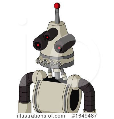 Royalty-Free (RF) Robot Clipart Illustration by Leo Blanchette - Stock Sample #1649487