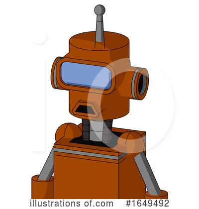 Royalty-Free (RF) Robot Clipart Illustration by Leo Blanchette - Stock Sample #1649492