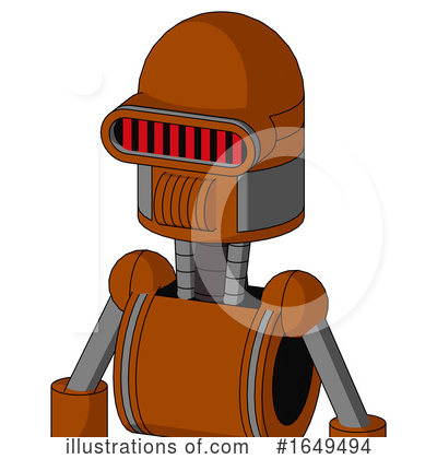 Royalty-Free (RF) Robot Clipart Illustration by Leo Blanchette - Stock Sample #1649494