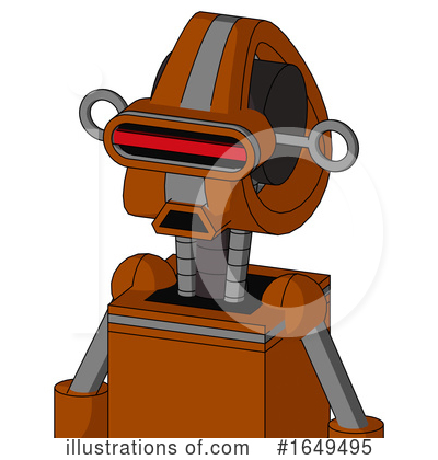 Royalty-Free (RF) Robot Clipart Illustration by Leo Blanchette - Stock Sample #1649495