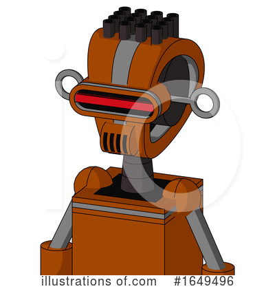 Royalty-Free (RF) Robot Clipart Illustration by Leo Blanchette - Stock Sample #1649496