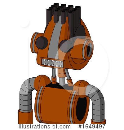 Royalty-Free (RF) Robot Clipart Illustration by Leo Blanchette - Stock Sample #1649497