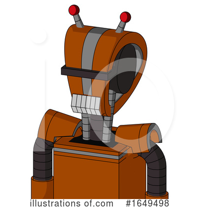Royalty-Free (RF) Robot Clipart Illustration by Leo Blanchette - Stock Sample #1649498