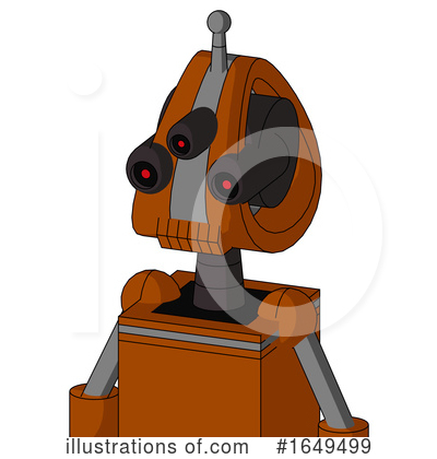 Royalty-Free (RF) Robot Clipart Illustration by Leo Blanchette - Stock Sample #1649499