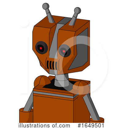 Royalty-Free (RF) Robot Clipart Illustration by Leo Blanchette - Stock Sample #1649501