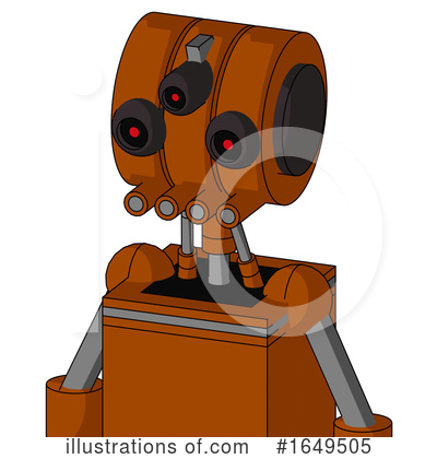 Royalty-Free (RF) Robot Clipart Illustration by Leo Blanchette - Stock Sample #1649505