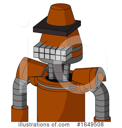 Royalty-Free (RF) Robot Clipart Illustration by Leo Blanchette - Stock Sample #1649508