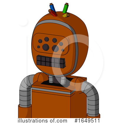 Royalty-Free (RF) Robot Clipart Illustration by Leo Blanchette - Stock Sample #1649511