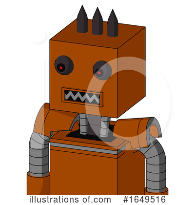 Royalty-Free (RF) Robot Clipart Illustration by Leo Blanchette - Stock Sample #1649516