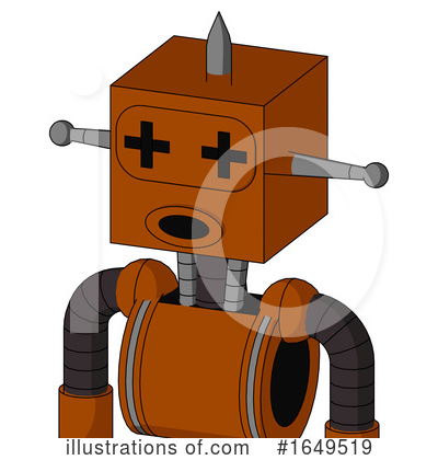 Royalty-Free (RF) Robot Clipart Illustration by Leo Blanchette - Stock Sample #1649519