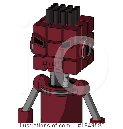 Royalty-Free (RF) Robot Clipart Illustration by Leo Blanchette - Stock Sample #1649525