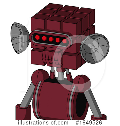 Royalty-Free (RF) Robot Clipart Illustration by Leo Blanchette - Stock Sample #1649526