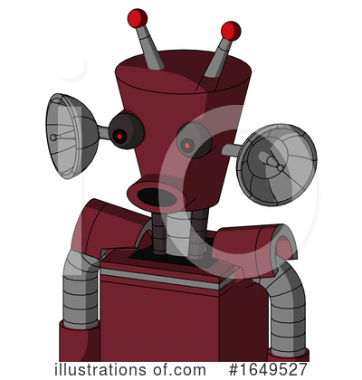 Royalty-Free (RF) Robot Clipart Illustration by Leo Blanchette - Stock Sample #1649527