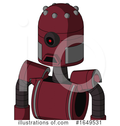 Royalty-Free (RF) Robot Clipart Illustration by Leo Blanchette - Stock Sample #1649531