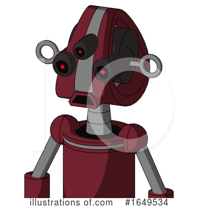 Royalty-Free (RF) Robot Clipart Illustration by Leo Blanchette - Stock Sample #1649534