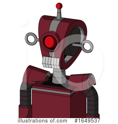 Royalty-Free (RF) Robot Clipart Illustration by Leo Blanchette - Stock Sample #1649537