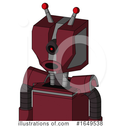Royalty-Free (RF) Robot Clipart Illustration by Leo Blanchette - Stock Sample #1649538