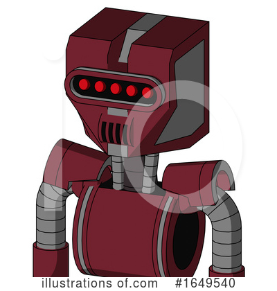 Royalty-Free (RF) Robot Clipart Illustration by Leo Blanchette - Stock Sample #1649540