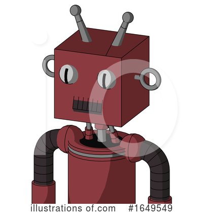 Royalty-Free (RF) Robot Clipart Illustration by Leo Blanchette - Stock Sample #1649549