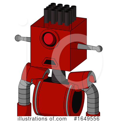 Royalty-Free (RF) Robot Clipart Illustration by Leo Blanchette - Stock Sample #1649556