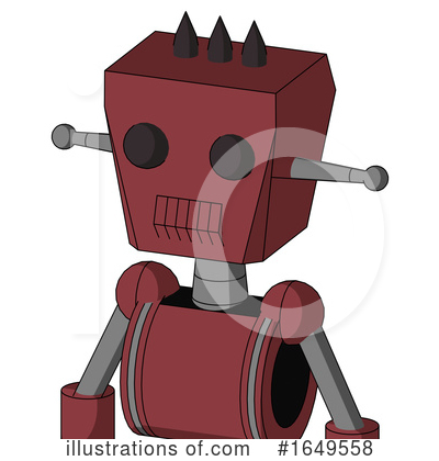 Royalty-Free (RF) Robot Clipart Illustration by Leo Blanchette - Stock Sample #1649558