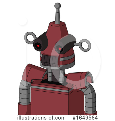 Royalty-Free (RF) Robot Clipart Illustration by Leo Blanchette - Stock Sample #1649564