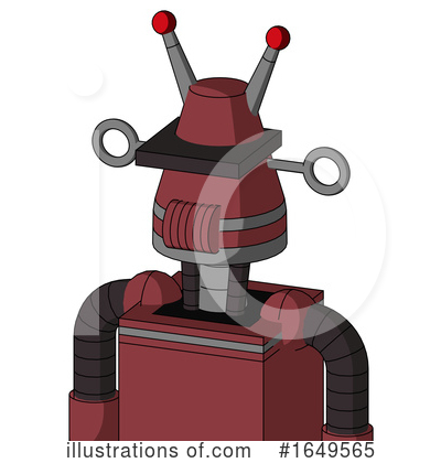 Royalty-Free (RF) Robot Clipart Illustration by Leo Blanchette - Stock Sample #1649565