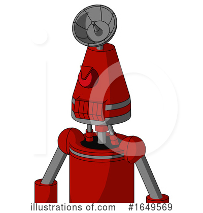 Royalty-Free (RF) Robot Clipart Illustration by Leo Blanchette - Stock Sample #1649569