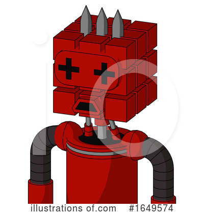 Royalty-Free (RF) Robot Clipart Illustration by Leo Blanchette - Stock Sample #1649574