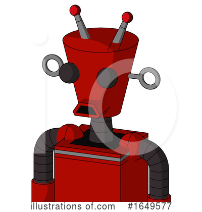 Royalty-Free (RF) Robot Clipart Illustration by Leo Blanchette - Stock Sample #1649577