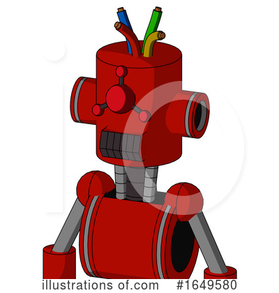 Royalty-Free (RF) Robot Clipart Illustration by Leo Blanchette - Stock Sample #1649580