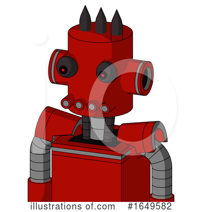 Royalty-Free (RF) Robot Clipart Illustration by Leo Blanchette - Stock Sample #1649582