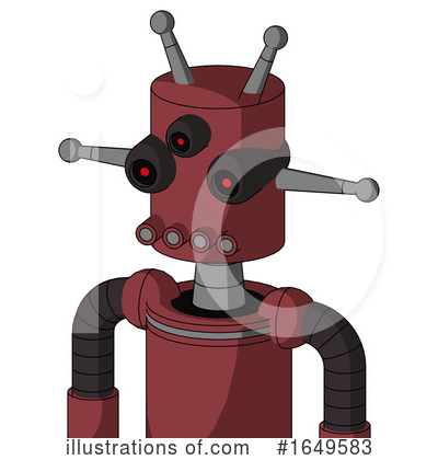 Royalty-Free (RF) Robot Clipart Illustration by Leo Blanchette - Stock Sample #1649583